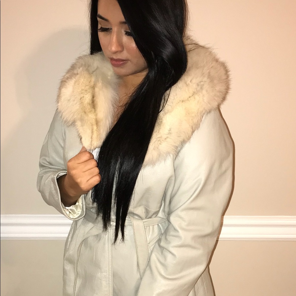 Real leather Fur Coat